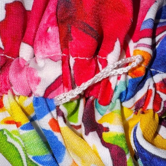 Alexia Admor Multicolor Floral Maxi Off-Shoulder Dress, no belt. Size Large. EUC - Picture 9 of 14